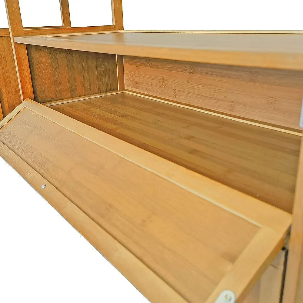100cm Clothes Rack Stand | Storage Shelves | Modern Coat Tree