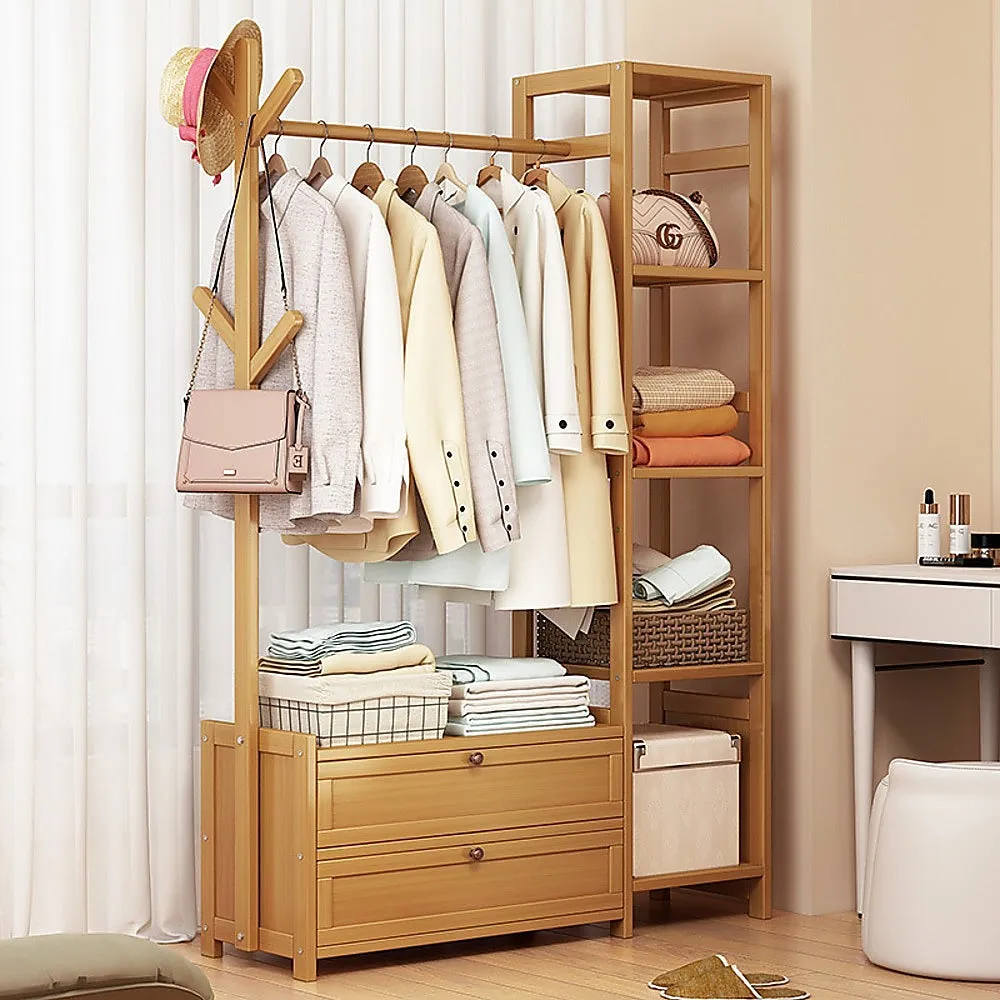 100cm Clothes Rack Stand | Storage Shelves | Modern Coat Tree