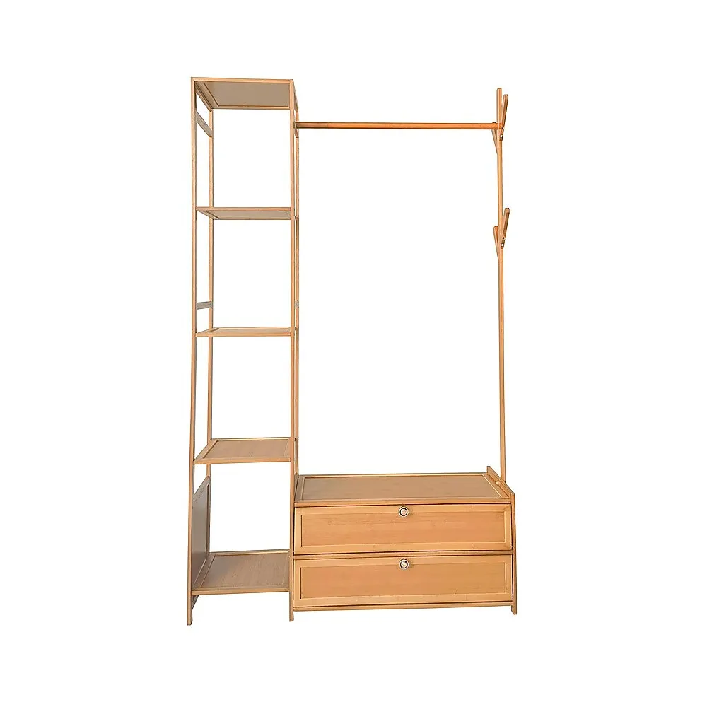 100cm Clothes Rack Stand | Storage Shelves | Modern Coat Tree