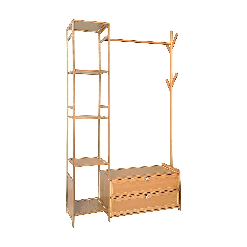 100cm Clothes Rack Stand | Storage Shelves | Modern Coat Tree