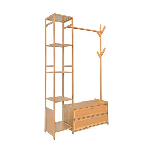 100cm Clothes Rack Stand | Storage Shelves | Modern Coat Tree