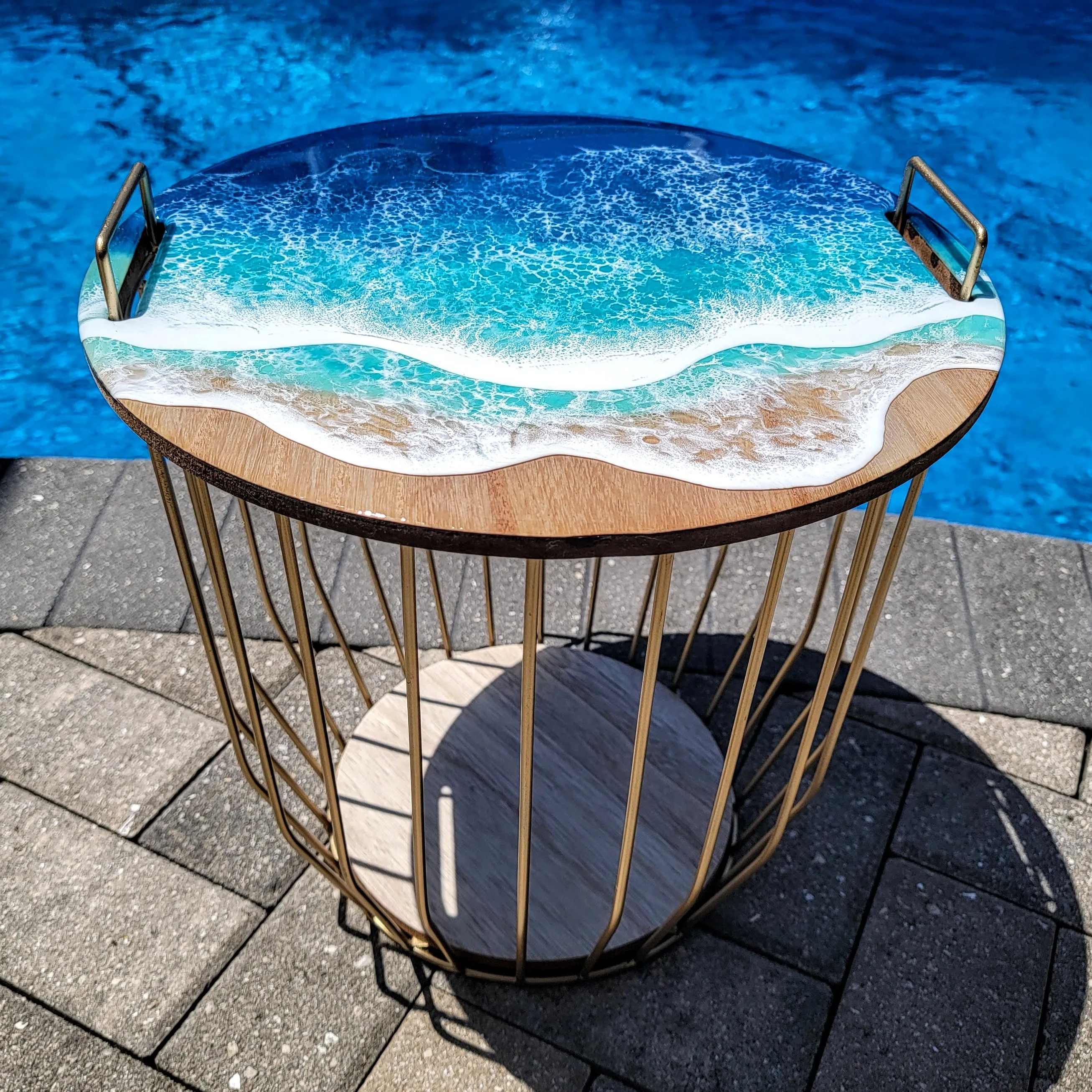 Accent Mini Table with Storage