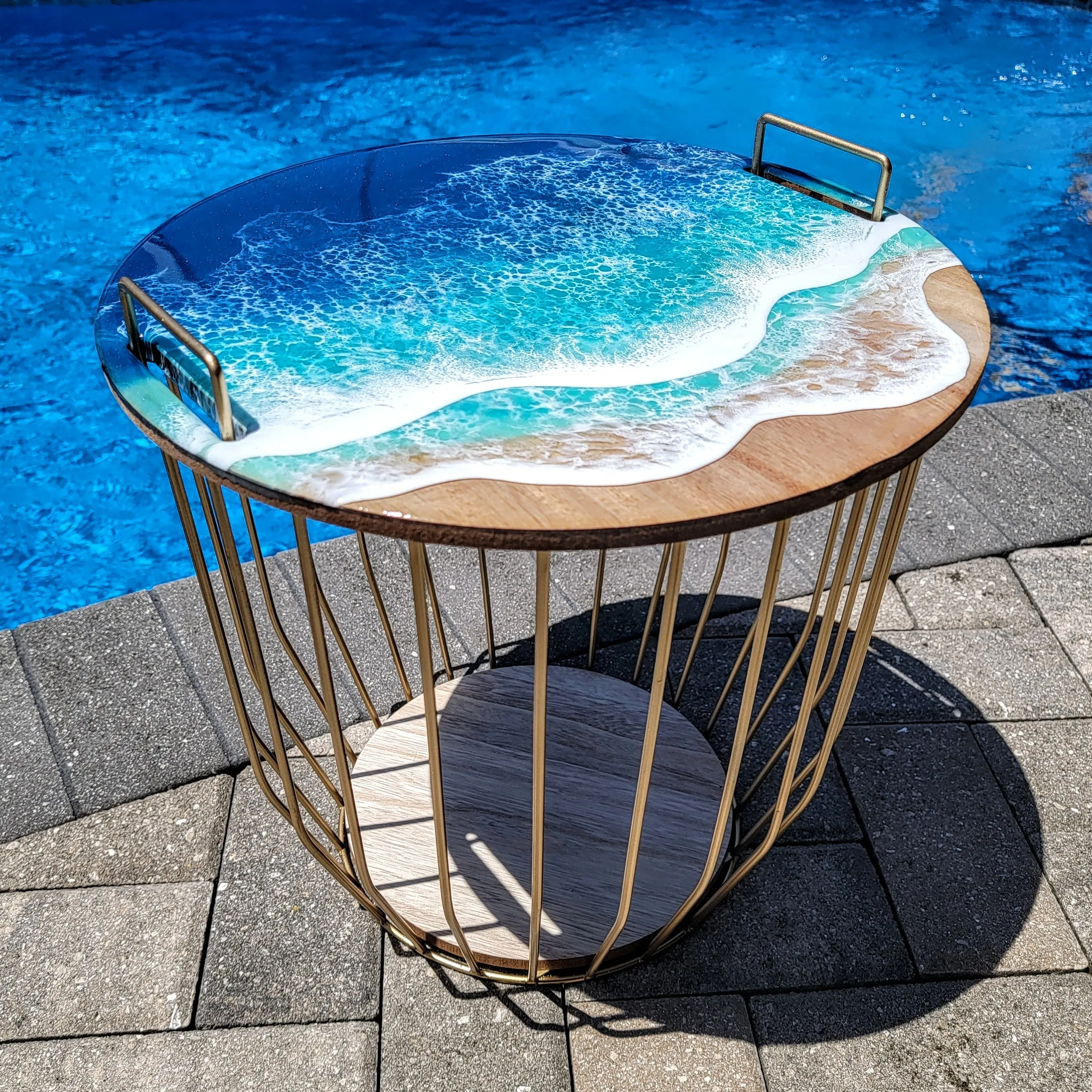 Accent Mini Table with Storage