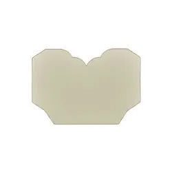 Add on Pockets in Matt Cream
