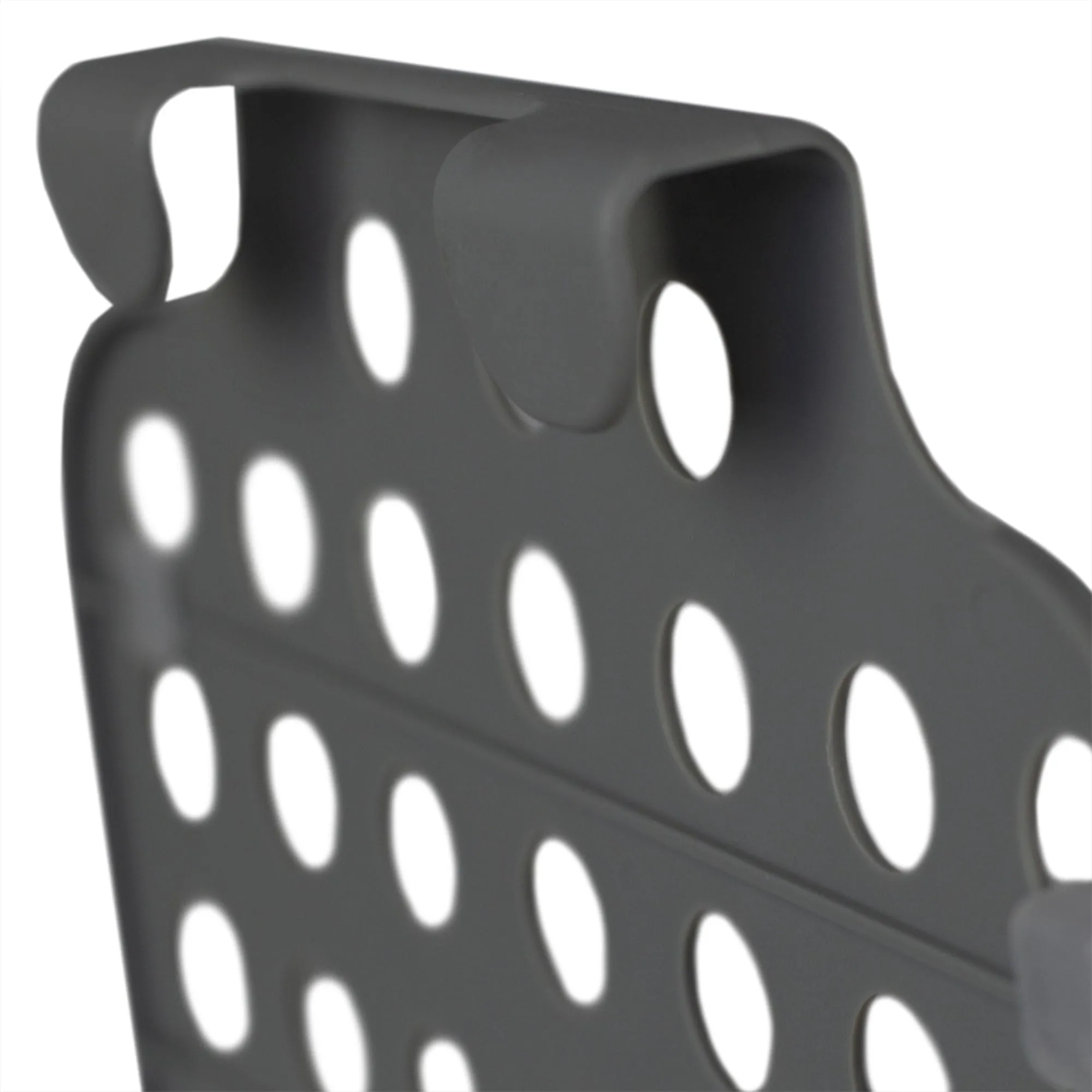 Adjustable Over the Cabinet Plastic Organizer, Clear and Grey