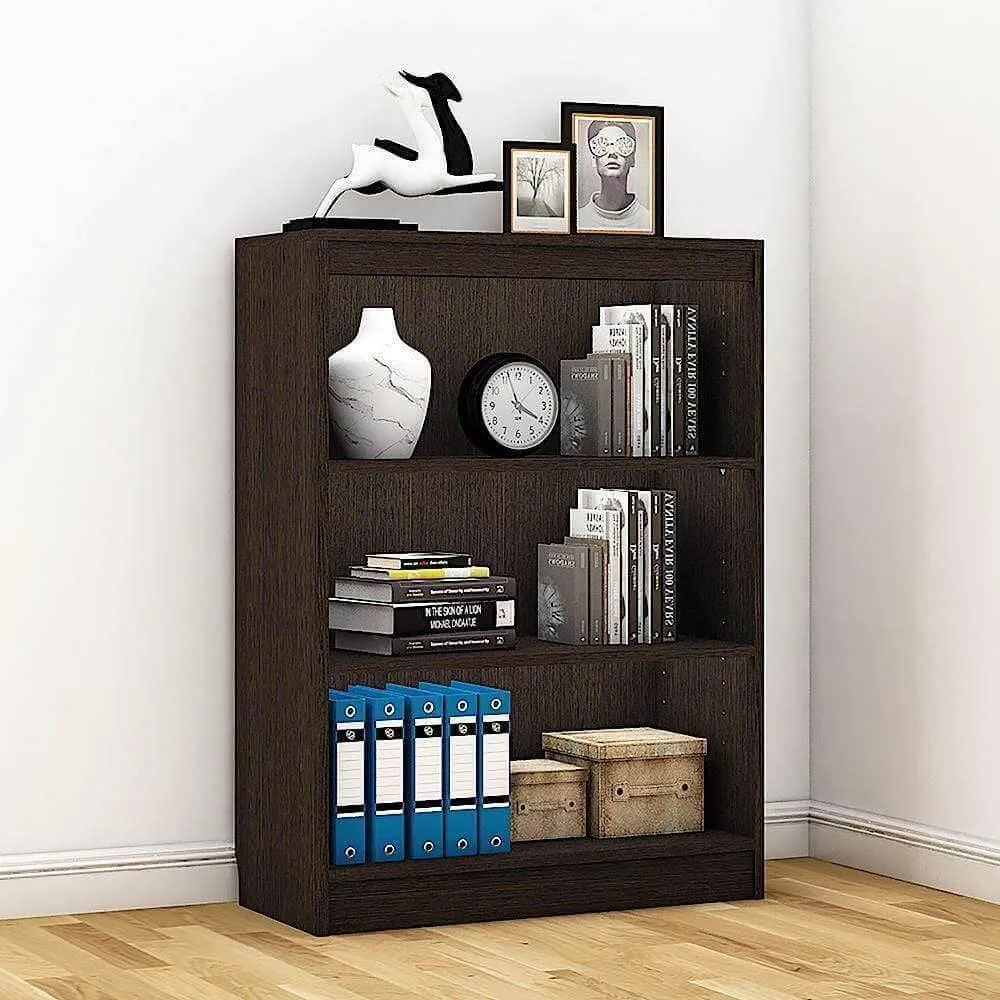 Alpha Bookrack, 4 shelf, 42" high, Classic Wenge