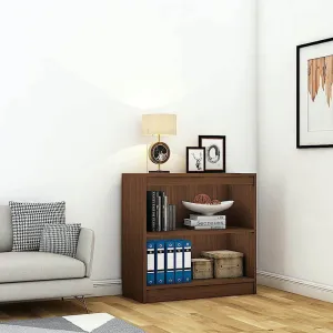 Alpha Bookshelf, 3 shelf, 30" high, Acacia Walnut