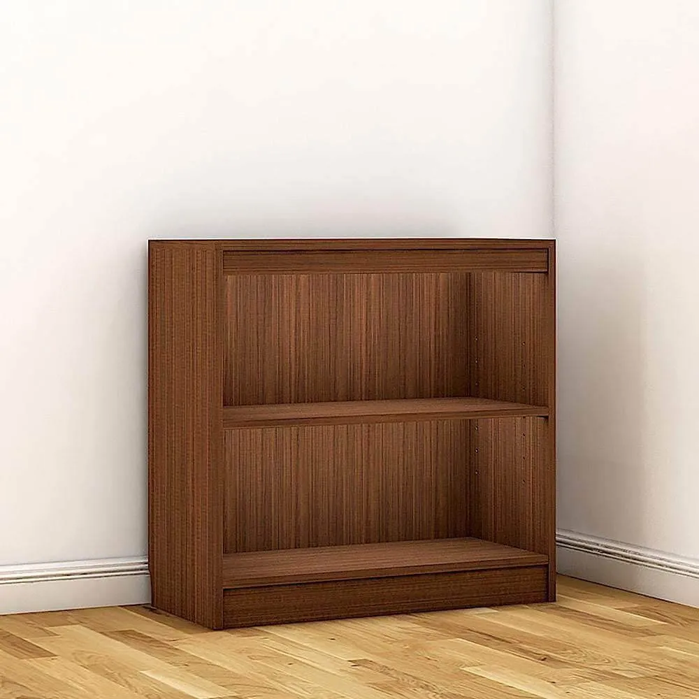 Alpha Bookshelf, 3 shelf, 30" high, Acacia Walnut