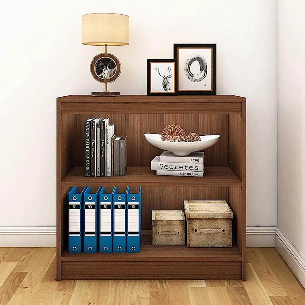 Alpha Bookshelf, 3 shelf, 30" high, Acacia Walnut