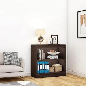 Alpha Bookshelves, 3 tier Bookrack, 30" high, Classic Wenge