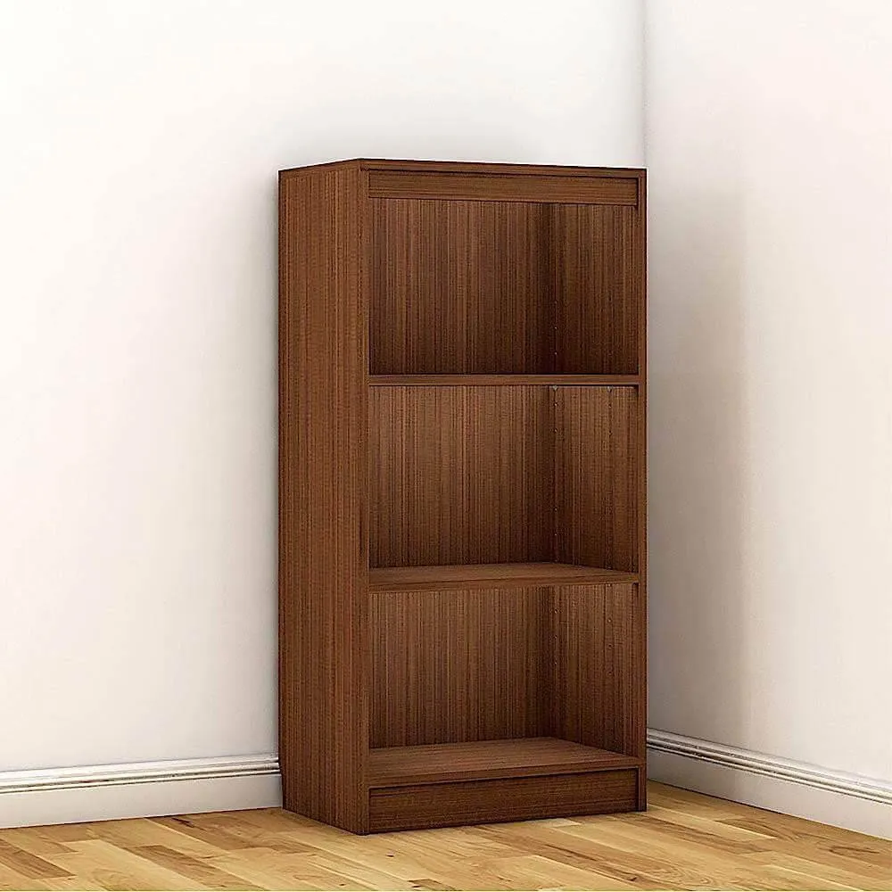 Alpha Bookshelves, 4 tier, 48" high, Acacia Walnut