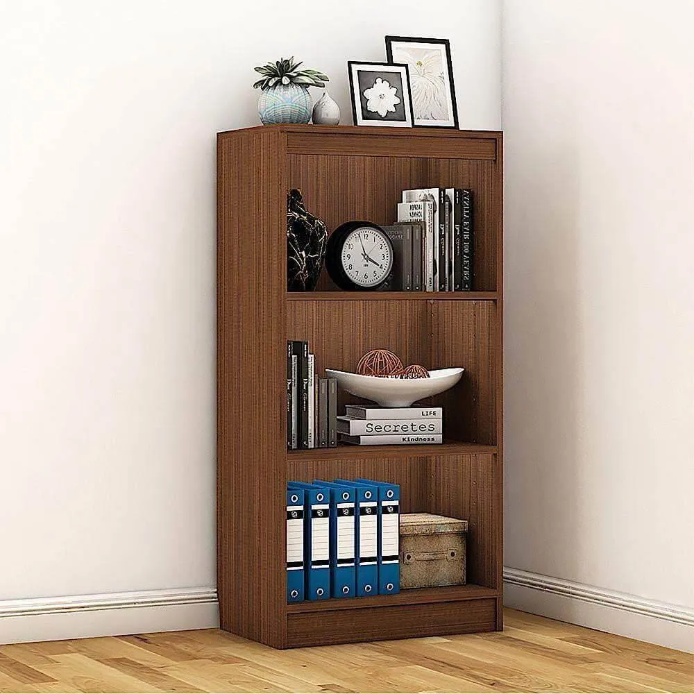 Alpha Bookshelves, 4 tier, 48" high, Acacia Walnut
