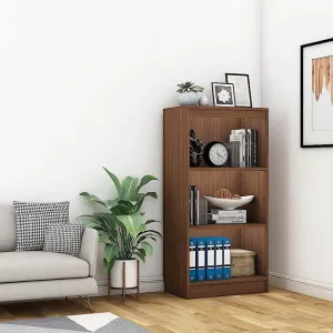 Alpha Bookshelves, 4 tier, 48" high, Acacia Walnut