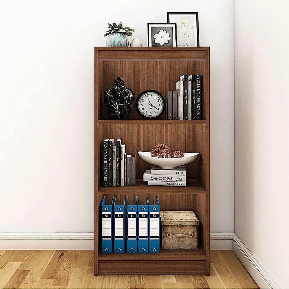Alpha Bookshelves, 4 tier, 48" high, Acacia Walnut