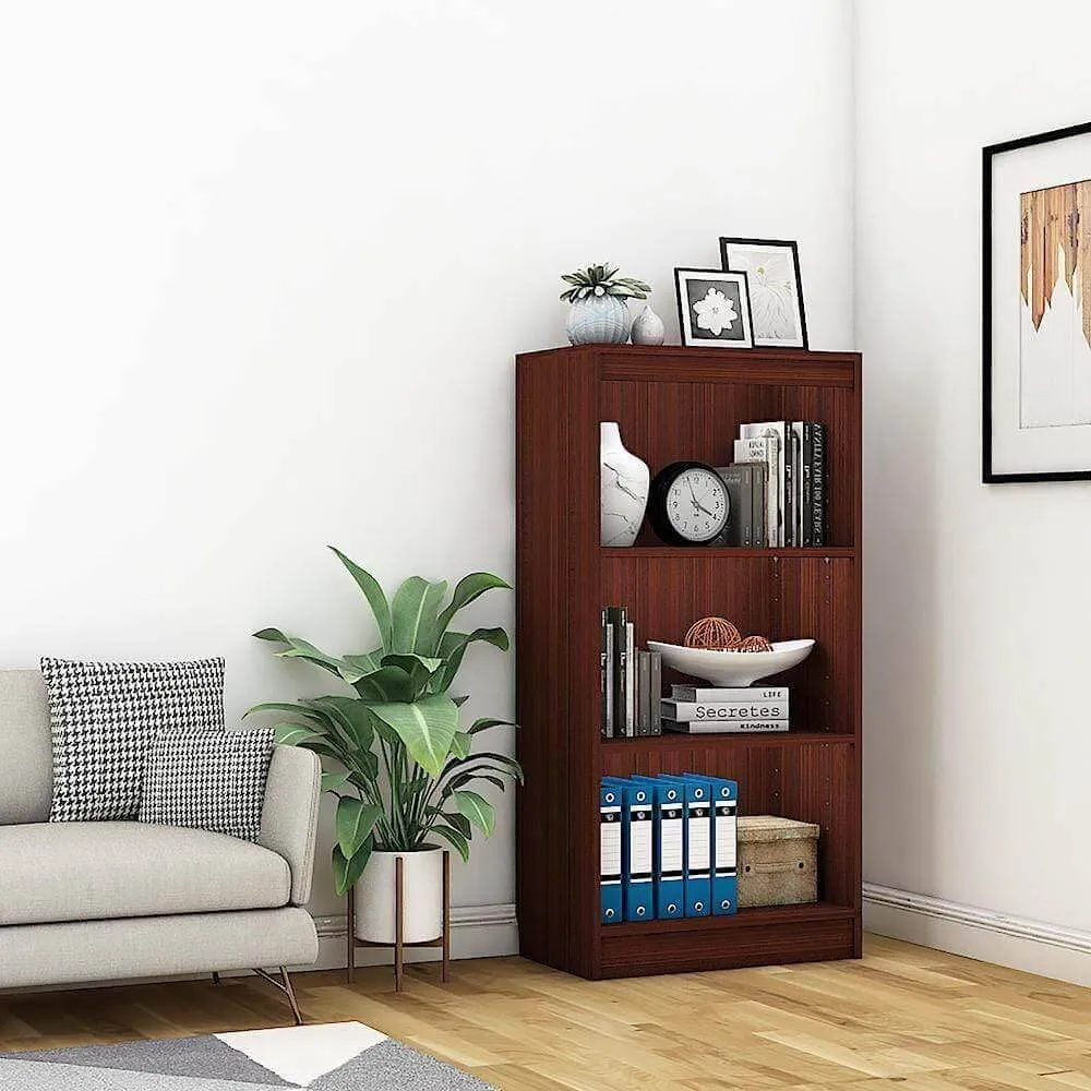 Alpha Bookshelves, 4 tier, 48" high, Mahogany