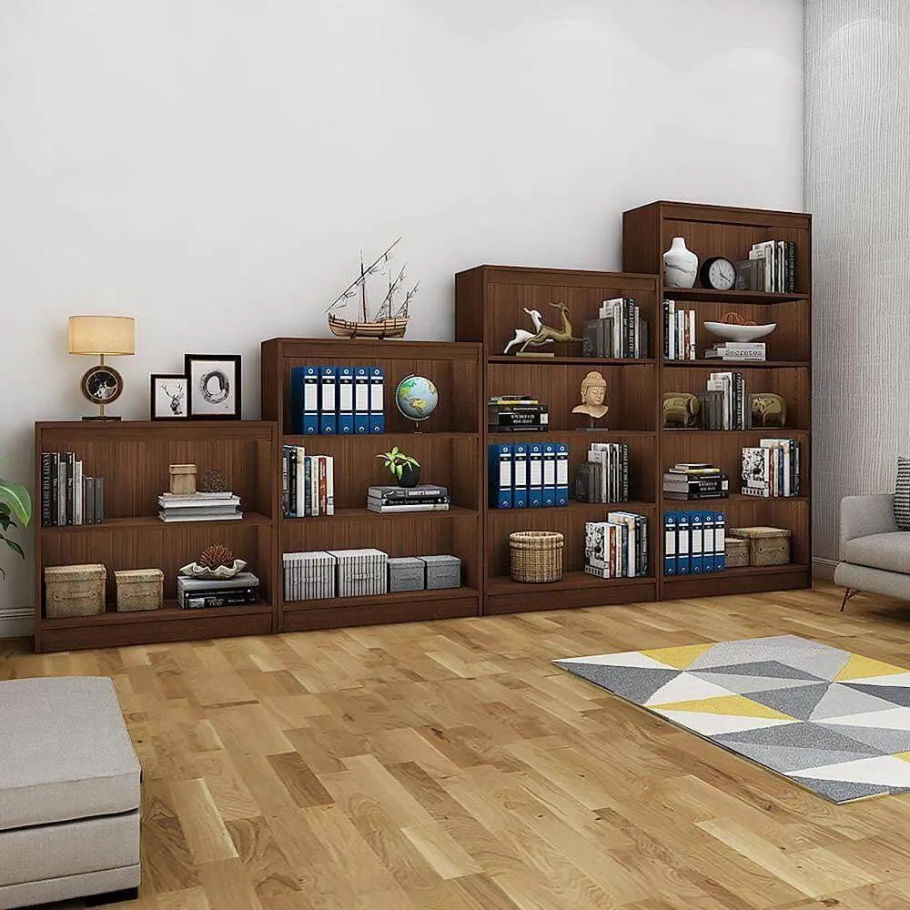 Alpha Fashionable Affordable  Book stands, Acacia Walnut Stylish Finish *Combo Offer*,Set of 4