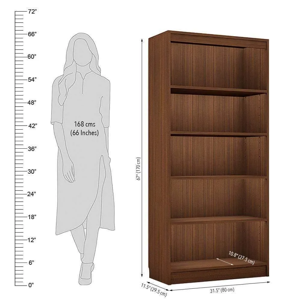 Alpha Fashionable Affordable  Book stands, Acacia Walnut Stylish Finish *Combo Offer*,Set of 4