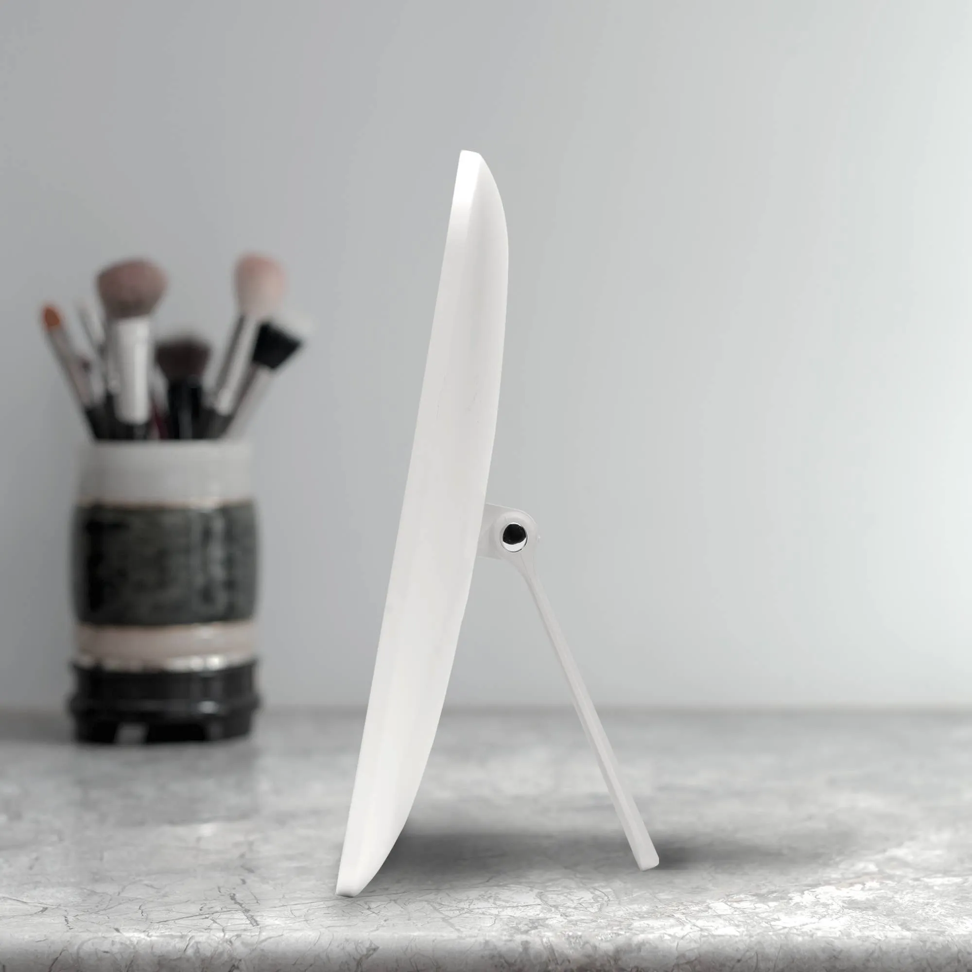 Aura Go Tri-Color LED Lighted Travel Vanity Mirror
