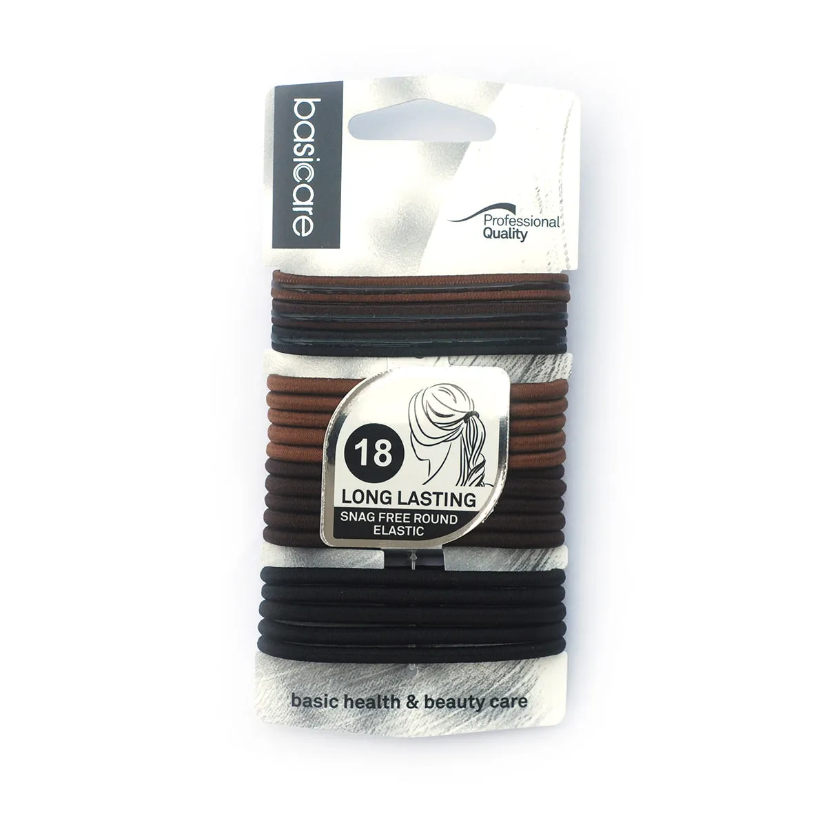 Basicare 18-in-Pack Mix Ponytail Holders