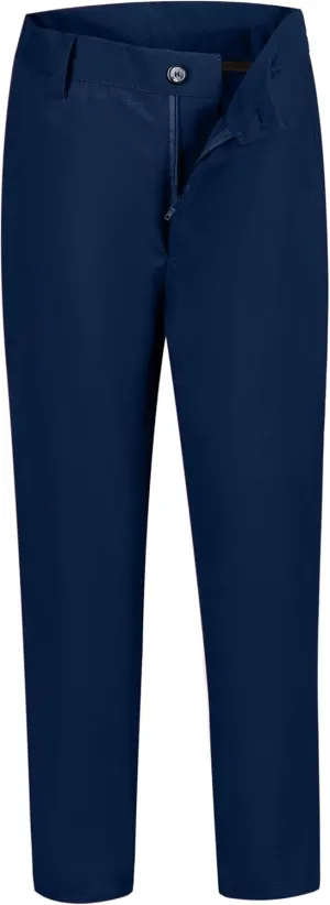 Boys Dress Pants Adjustable Waist Flat Front Casual Wear Slim Fit School Uniforms Pants