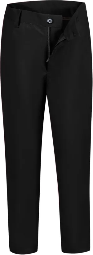 Boys Dress Pants Adjustable Waist Flat Front Casual Wear Slim Fit School Uniforms Pants