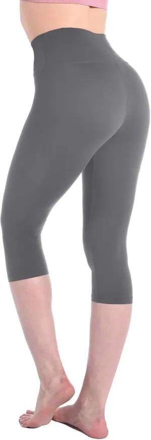 Capri Leggings for Women, High Waisted Yoga Pants for Workout Running