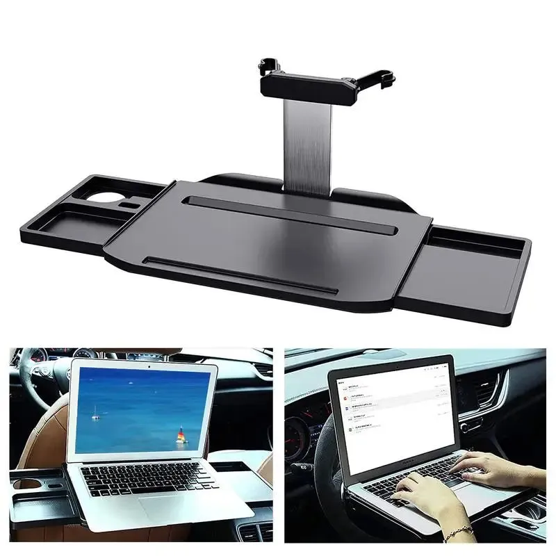 Car Back Seat Folding Table for Dining, Laptop Stand, Office Tray