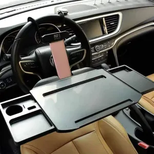 Car Back Seat Folding Table for Dining, Laptop Stand, Office Tray
