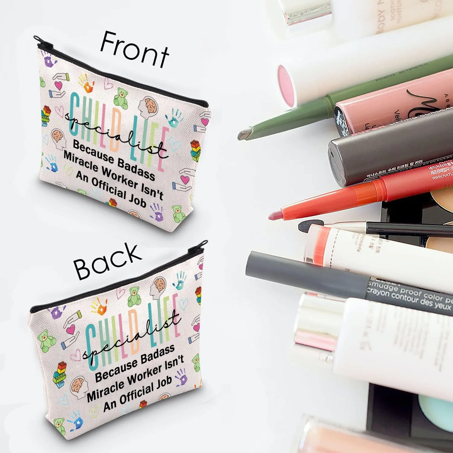 Cls Cosmetic Makeup Bag CCLS CLS Thank You Gift Pediatrician Gift C Life Squad Gift (Child Life Bag)