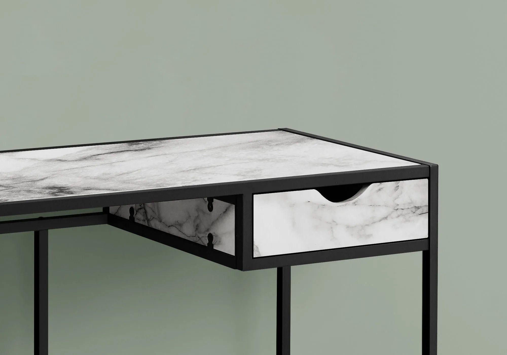 Computer Desk For Home Office, 1 Storage Drawer, Contemporary & Modern by Couch.com