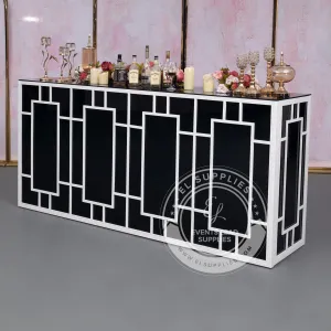 DALI Black Foldable Bar Table