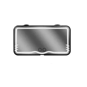 Dimmable Touchscreen Car Makeup Mirror Usb Charging