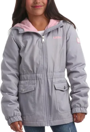 DKNY Girls' Jacket - Cozy Polar Fleece Lined Full Zip Up Jacket with Side Pockets - Athletic Jackets for Girls (7-16)