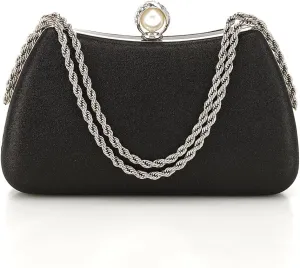 Evening Clutch Bag for Women Glitter Shiny Dress Purse Wedding Bride Handbags Evening Clutches for Cocktail Party