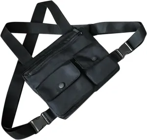 Fashionable Chest Bag for Men Vest Pack for Outdoor Activities Lightweight Travel Pouch Versatile Utility Bag for Hiking and Shopping