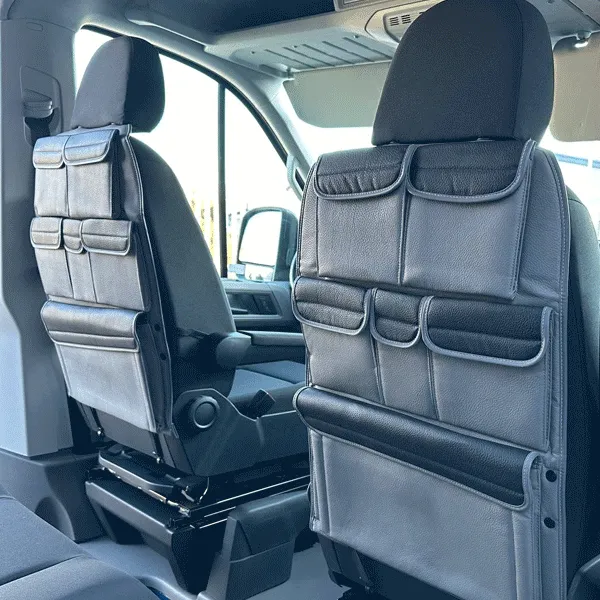 For VW Crafter / ManTGE ,Captain seats, back Seat storage Organiser, Van or Campervan, Van-x premium