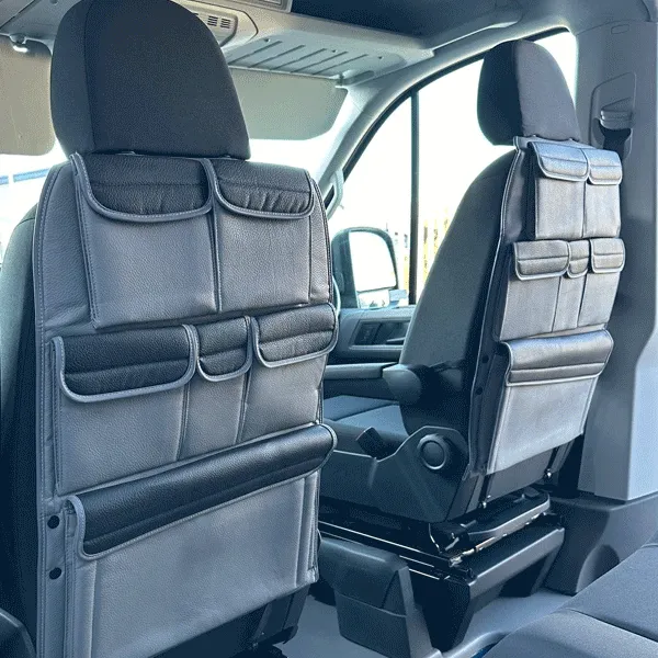 For VW Crafter / ManTGE ,Captain seats, back Seat storage Organiser, Van or Campervan, Van-x premium