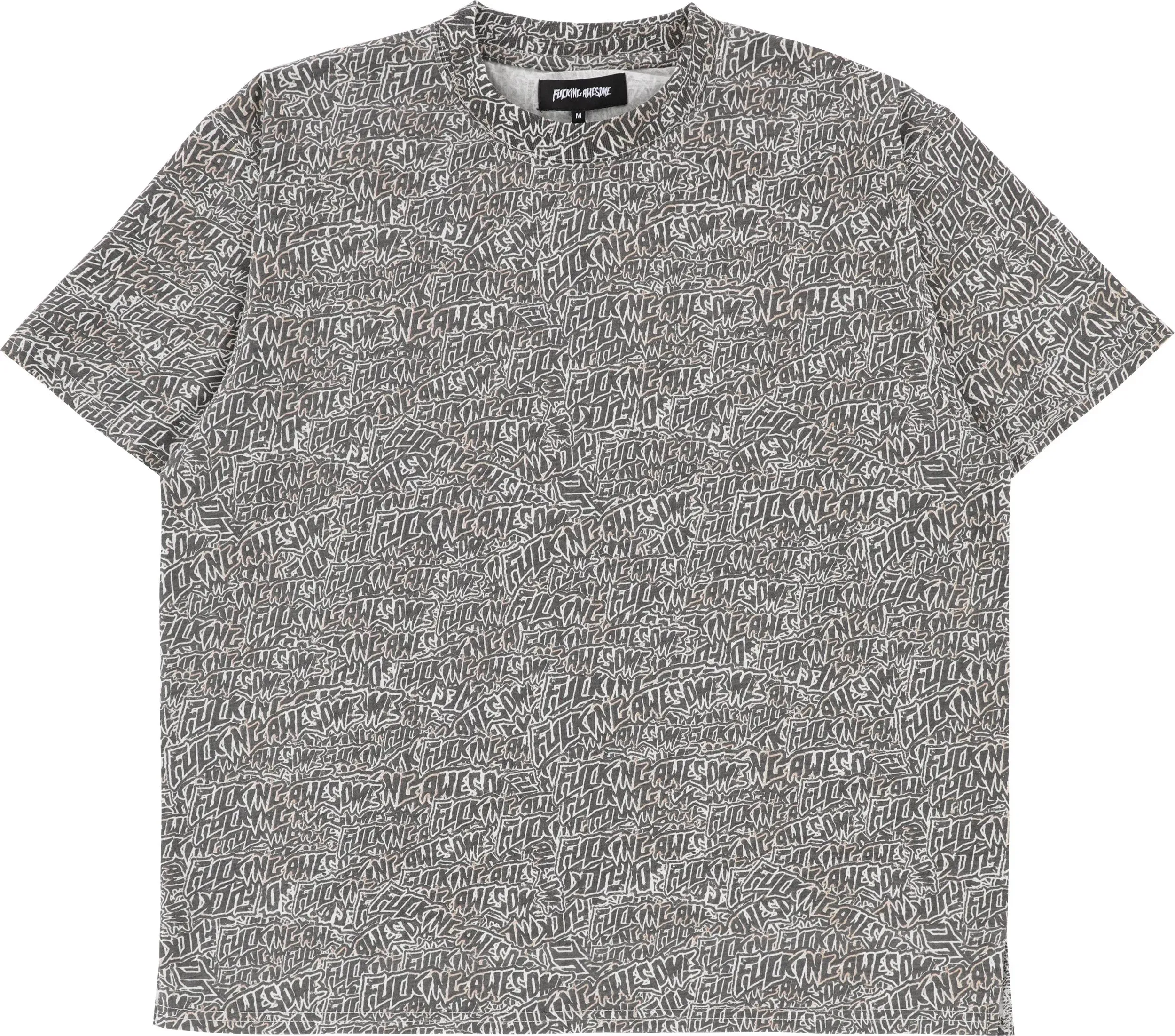 Fucking Awesome - Burnt Sticker Stamp Tee (All Over Print)