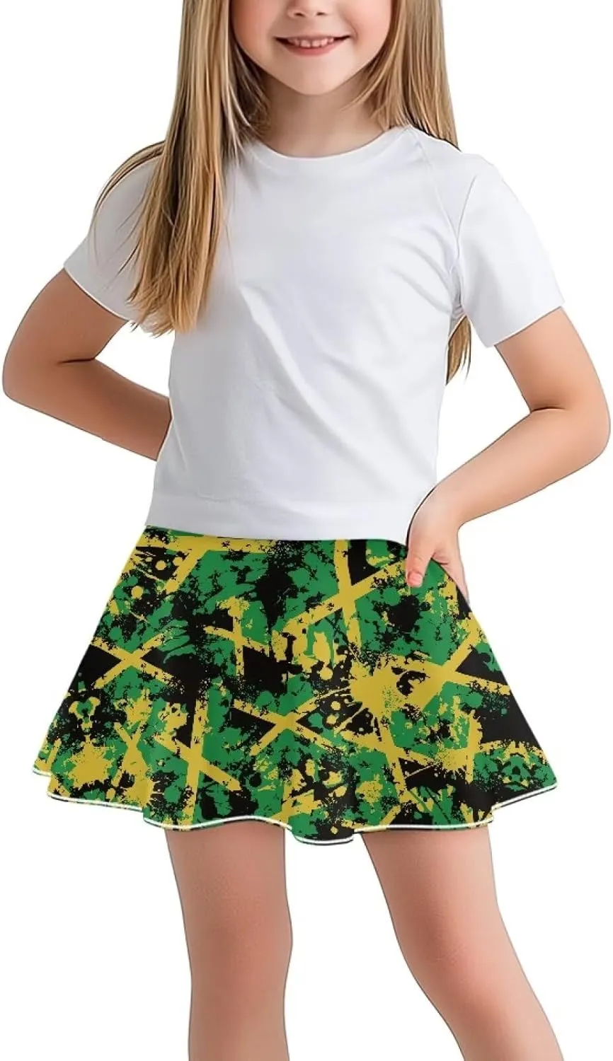 Girls Tennis Skirt with Pockets High Waisted Cozy Athletic Skorts Lightweight Trendy Golf Skirts for 5-14 Years
