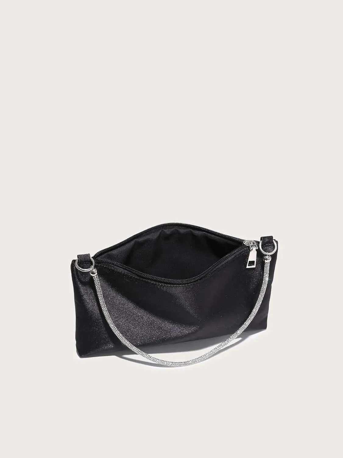GORGLITTER Women's Satin Evening Handbag Wedding Prom Clutch Purse Party Formal Cocktail Clutches Shoulder Bag