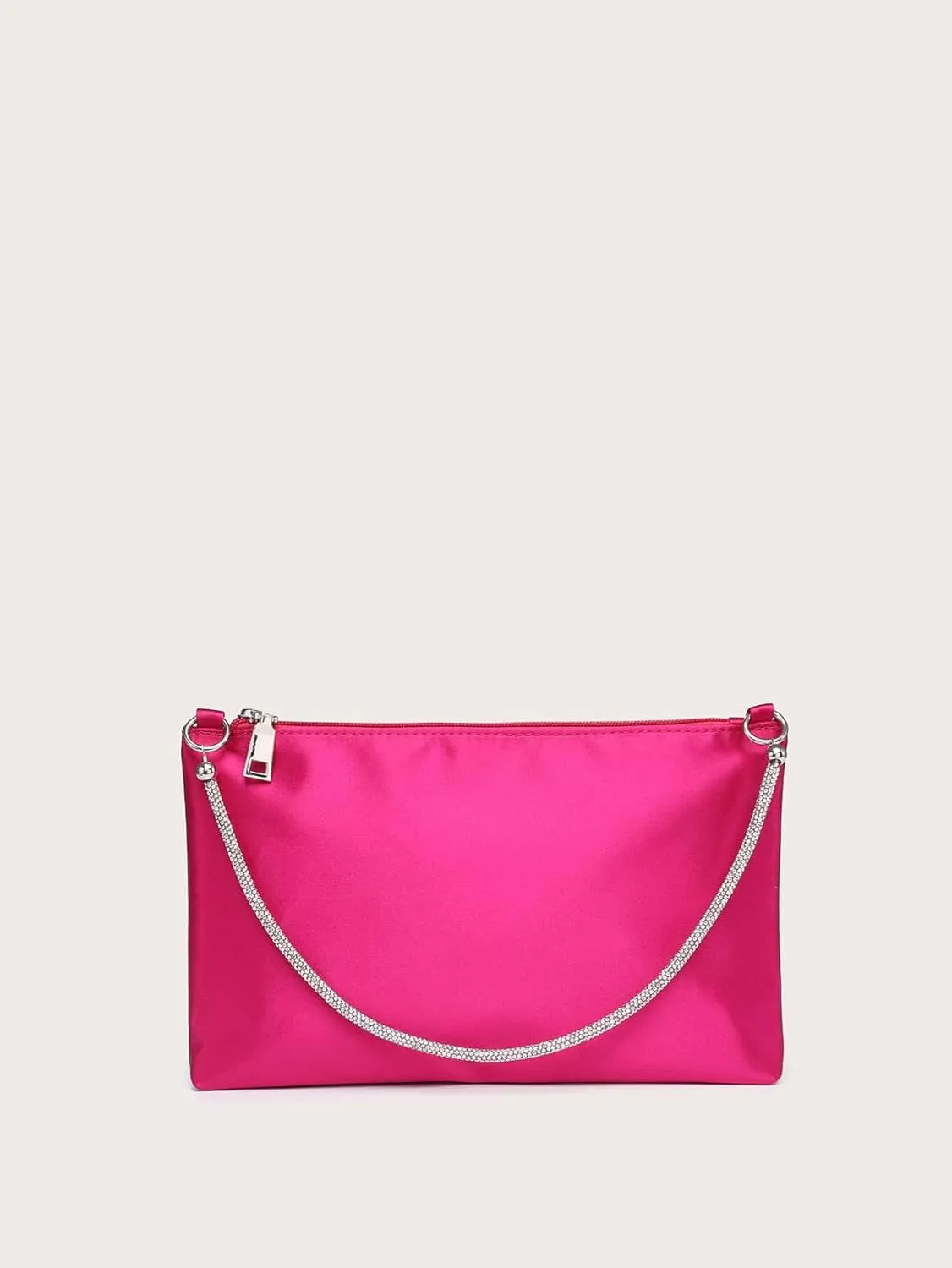 GORGLITTER Women's Satin Evening Handbag Wedding Prom Clutch Purse Party Formal Cocktail Clutches Shoulder Bag