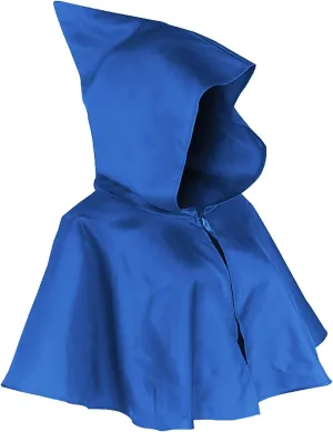 Halloween Cowl for Men Women, Medieval Renaissance Vintage Unisex Cowl Hooded Cloak Poncho Cosplay Costume Accessory