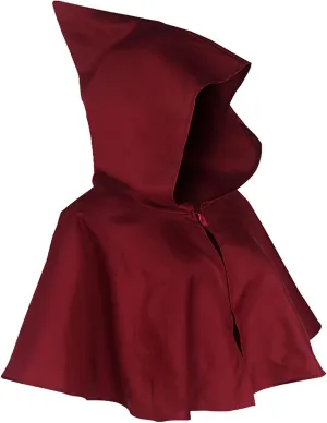 Halloween Cowl for Men Women, Medieval Renaissance Vintage Unisex Cowl Hooded Cloak Poncho Cosplay Costume Accessory