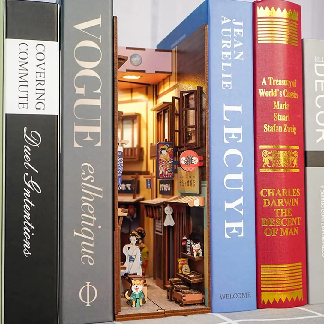 Japanese Grocery Store Wooden Book Nook
