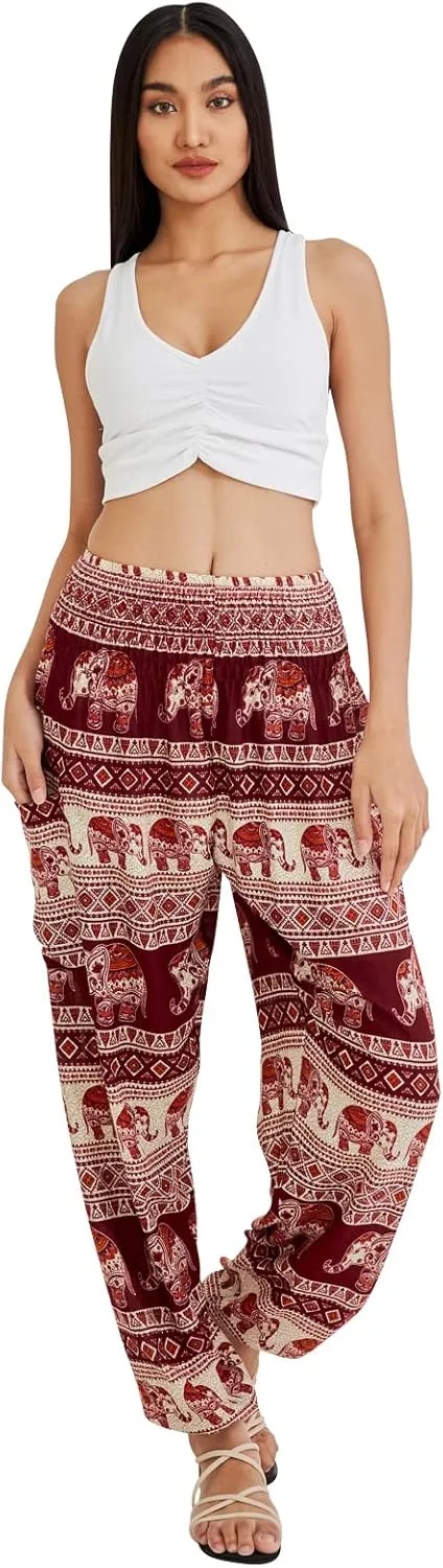 Joob Joob Boho Pants for Women - Hippie Harem Pants Women - Womens Yoga Pants  Comfy Bohemian Flowy Hippie Clothes