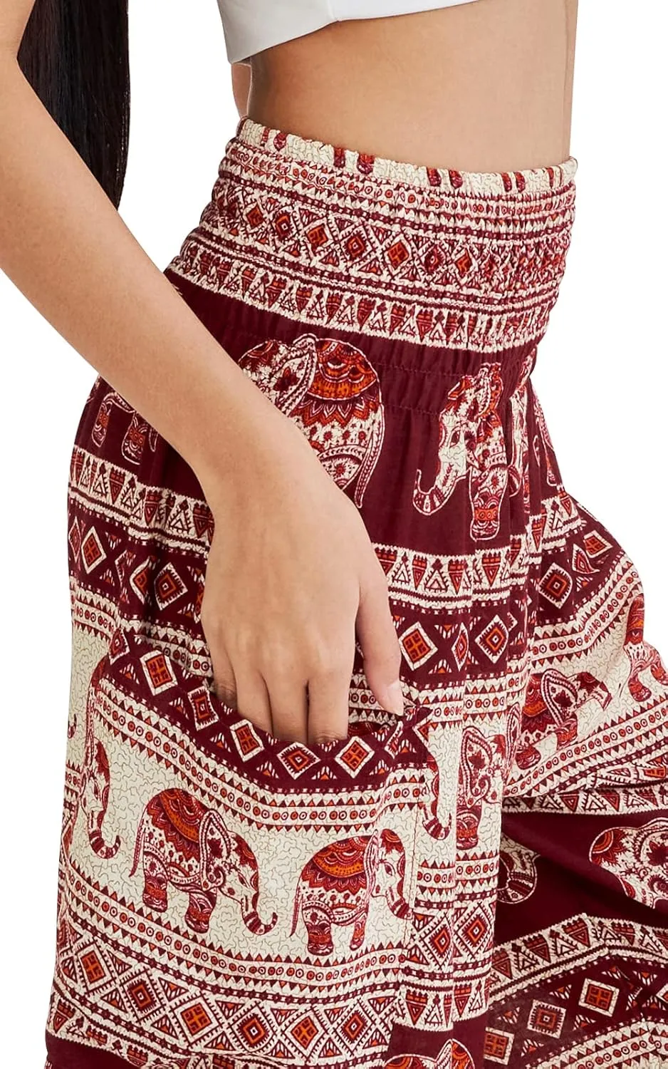 Joob Joob Boho Pants for Women - Hippie Harem Pants Women - Womens Yoga Pants  Comfy Bohemian Flowy Hippie Clothes