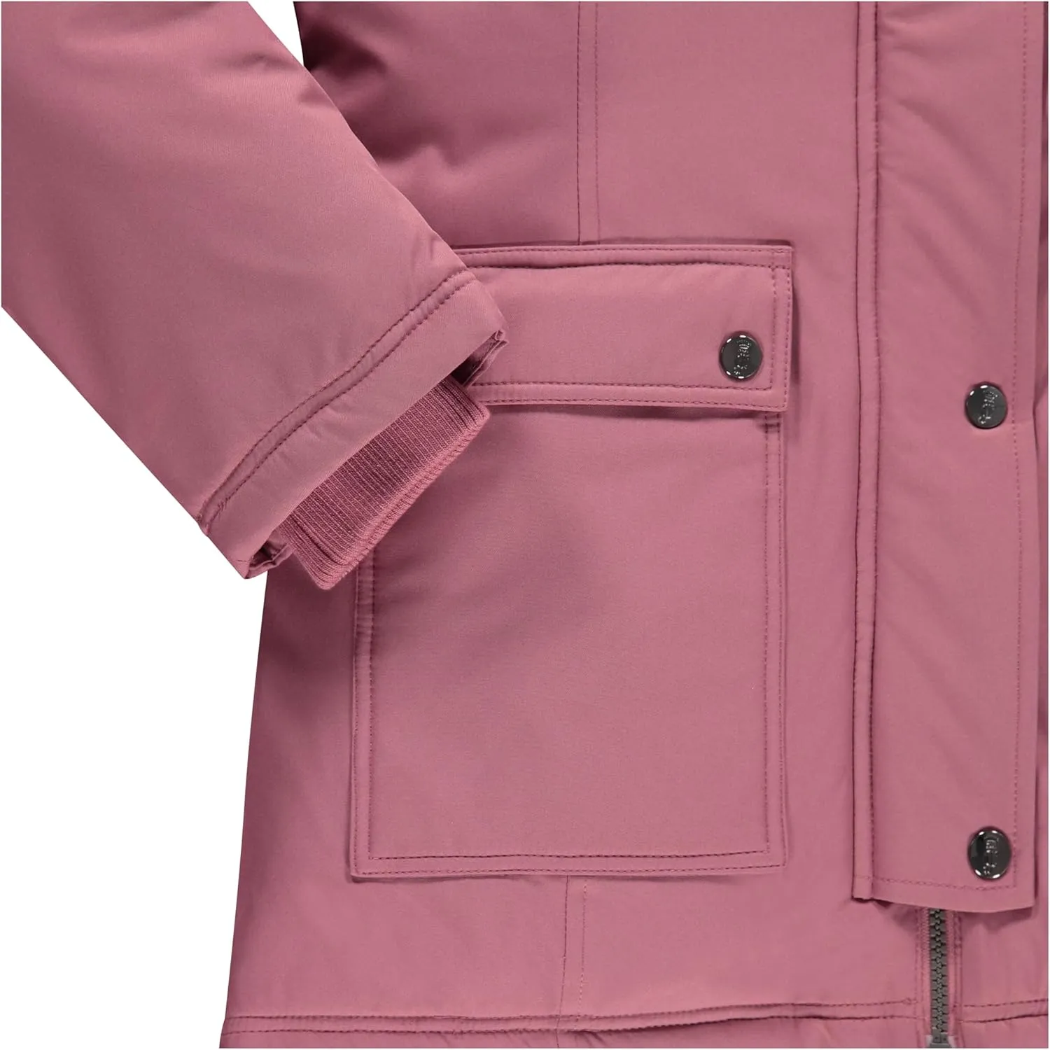 Juicy Couture Girls Coat, Faux Fur Hooded Winter Jacket, Warm Padded Parka Hoodie, Kids Heavyweight Winter Coat