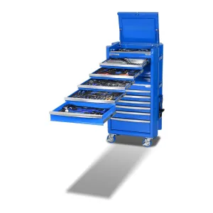Kincrome K1951 299 Piece 29" 11 Drawer Blue CONTOUR Workshop Tool Kit