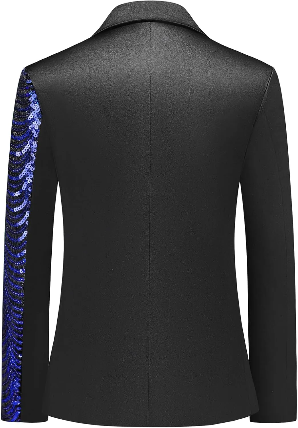 Lamgool Boys Slim Fit Suits 2 Pieces Tuxedo Set with Sequin Shiny Jacket Pant for Kids Prom Wedding Party Formal Outfit 4-16Y