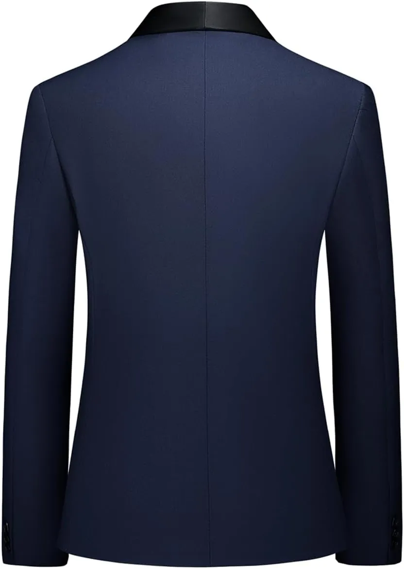 Lamgool Boys Suit Slim Fit 2-Piece Formal Set Tuxedo Blazer Jacket and Pants for Kids Prom Wedding Party Size 4-16 Years